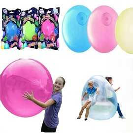 3 Color Set, Balloons, Super Bubble Balls, Beach Balls, Water Balloons, Extra Large, 19.7 - 47.2 inches (50 - 120 cm), Large Balloons, Outdoor Play, Water Balloons, Bubble Balls, Outdoor Activities,