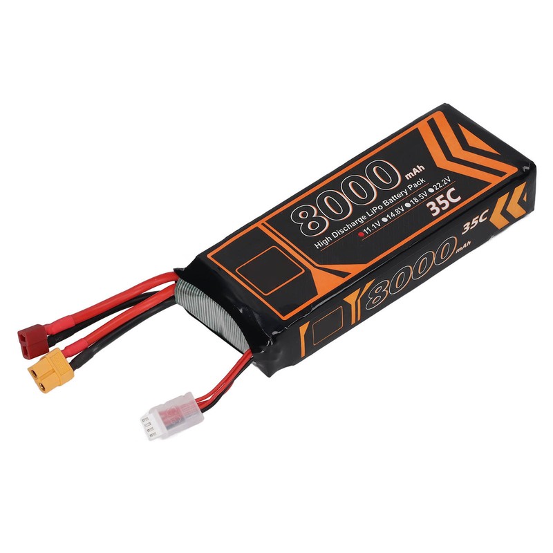 11.1V 8000mAh 35C 3S LiPo Battery with T XT60 Plug