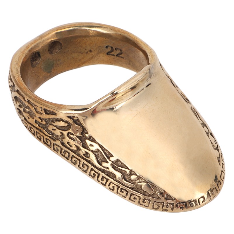Archery Thumb Ring Universal Archery Shooting Metal Brass Finger Guard