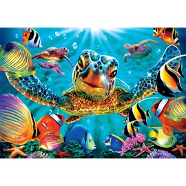 Buffalo Games - Steve Sundram - Tiny Bubbles - 300 Piece Jigsaw Puzzle For Adults -Challenging Puzzle Perfect for Game Nights - Finished Size is 21.25 x 15.00