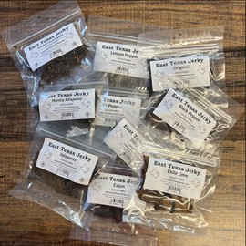 $35.49 East Texas Beef Jerky 10 Sport Packs