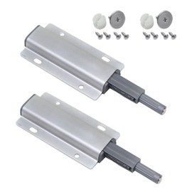 2 Pieces Magnetic Door Pushers with Magnets, Cabinet Door Bouncers, Wardrobe Bouncers, Push-Type Cabinet Door Magnets