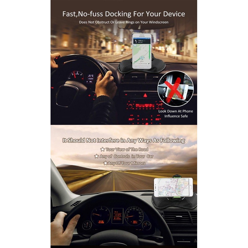 Universal Nonslip Beanbag Dashboard Friction Mount,GPS Dash Mount,Car Mobile Phone