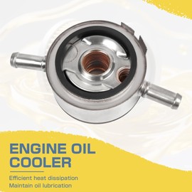 QBselecar Engine Oil Cooler Compatible with Nissan Armada 2006-2015,Pathfinder 2008-2012,Titan 2004-2015,QX56 2006-2010 Replace 21305-ZQ51A 21305-ZQ53A 21305-EA210
