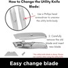 INTERNET'S BEST Premium Utility Knife Set | Retractable Box Cutter
