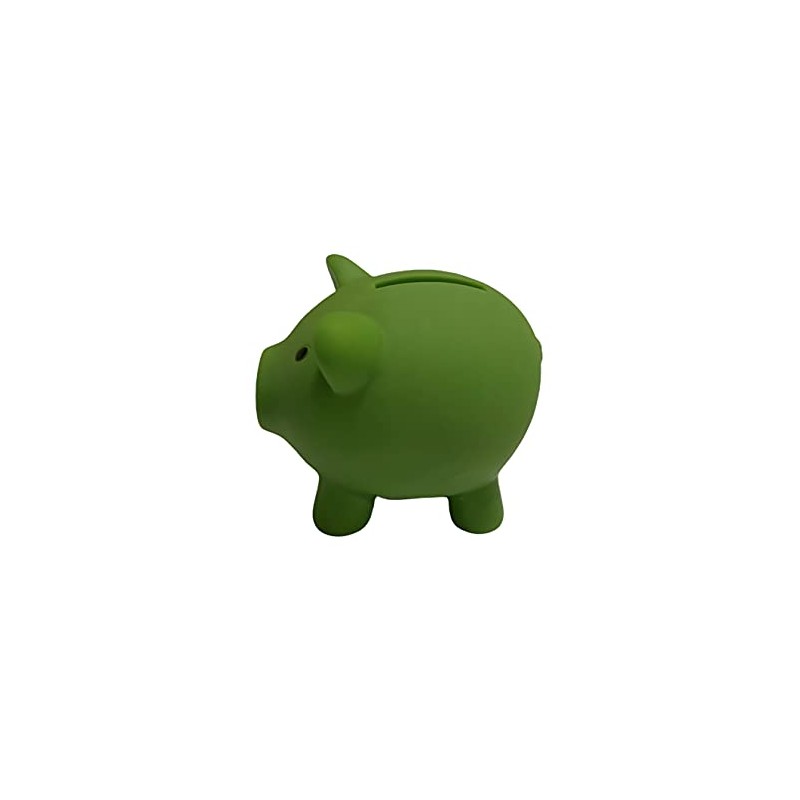 Piggy Bank PVC Soft Body Vibrant Colour Novelty Money Box