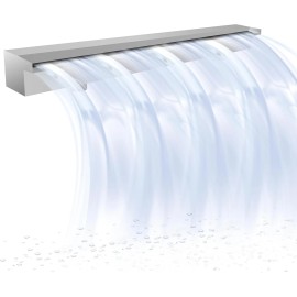 Simond Store - Spillway Waterfall Fountain 35.4" Fountain with Wider Water Flow