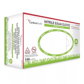 CARDINAL HEALTH™ Esteem Stretch Nitrile Exam Gloves Teal Blue, MD, 150EA/BX