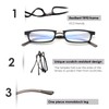 SKYOAK Evolved Folding Reading Glasses For Women Men Blue Light