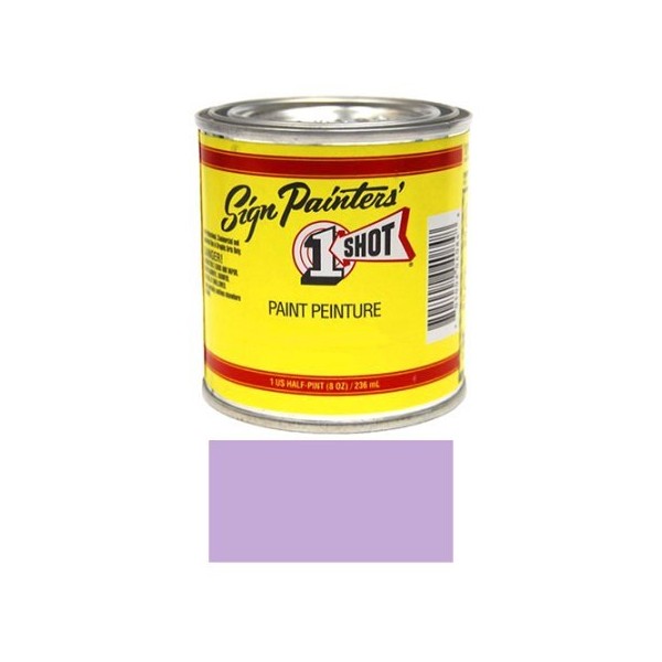 1/2 Pint 1 Shot Violet Paint Lettering Enamel Pinstriping &
