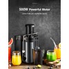 Qcen Juicer Machine, 500W Centrifugal Juicer Extractor with Wide Mouth