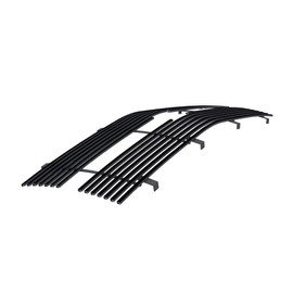 APS Compatible with Chevy Blazer Suburban 1992-1993 & 88-93 C K Pickup with Composite Headlights Main Upper Stainless Steel SS Black Billet Front Grill Grille Insert RE-C85001H