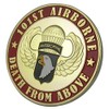 U.S. Army 101st Airborne "death from above" gp coin 1036#