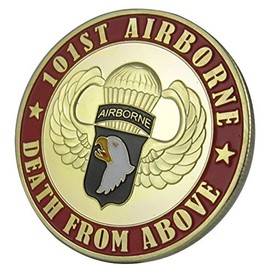 U.S. Army 101st Airborne "death from above" gp coin 1036#