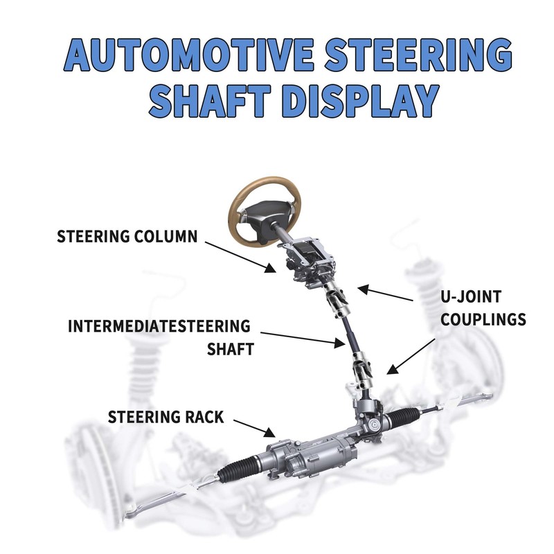 RABROPAR 13/16" 36 Spline X 3/4" DD Single Steering Shaft