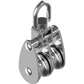 ARBO-INOX Double Block Pulley Stainless Steel Pulley A2 50 mm