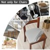 ZHILING Stretch light grey Chair Seat Covers for Dining Room