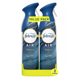 Generic Febreze Odor-Fighting Air Freshener, Room Fresheners, Air Effects, Air Freshener Spray, Air Freshener Mist, 8.8 Ounce - 2 Count (Pack of 1) (Ocean)