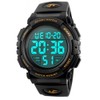 Timever Digital Wrist Watch, Waterproof, Men’s, w/Stopwatch, LED Watch, Running