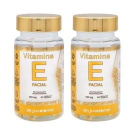 JUVETERNAL Cpsulas Faciales de Vitamina E 2x1 90 cpsulas cu Twist-Off Antioxidantes, Hidratantes y Revitalizantes