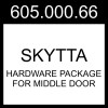 IKEA SKYTTA Hardware Package For Middle Door 605.000.66