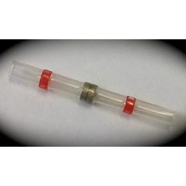 NTE HISBC-22 5PCS HEAT SHRINK INSULATED SOLDER BUTT CONNECTOR 22-18AWG WATERPROOF