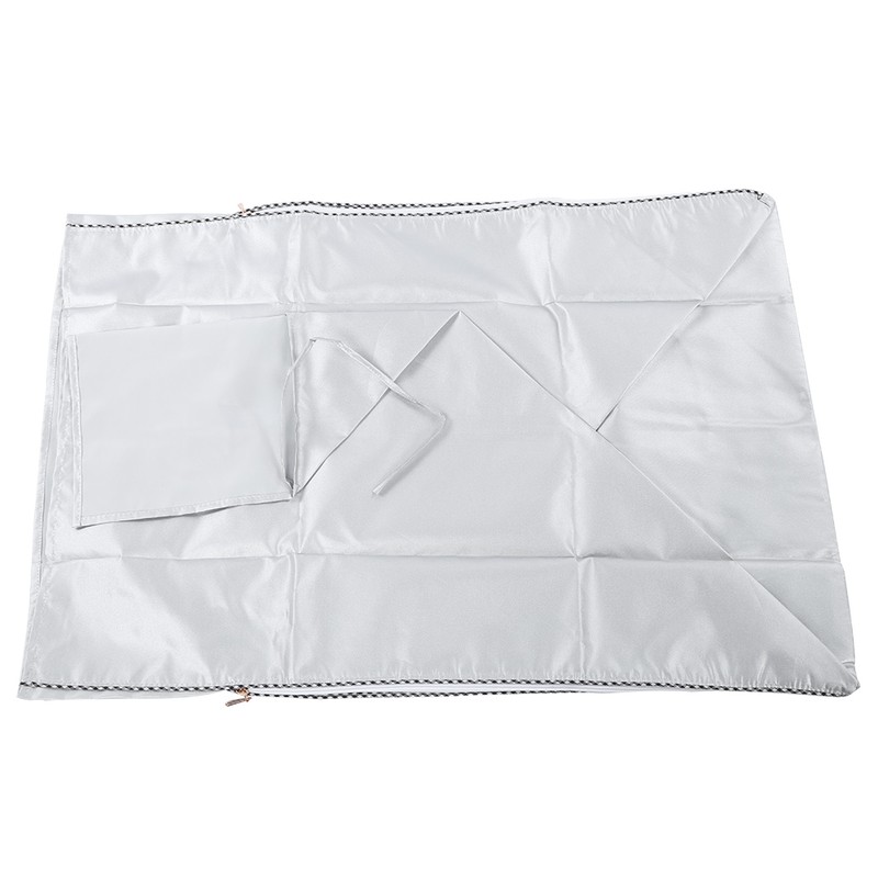 Household Universal Waterproof Sunscreen Washing Machine Dust Cover Protector Accessory(Silver