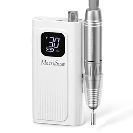 MelodySusie SC300F Electric Nail Drill Professional 30000 RPM, White