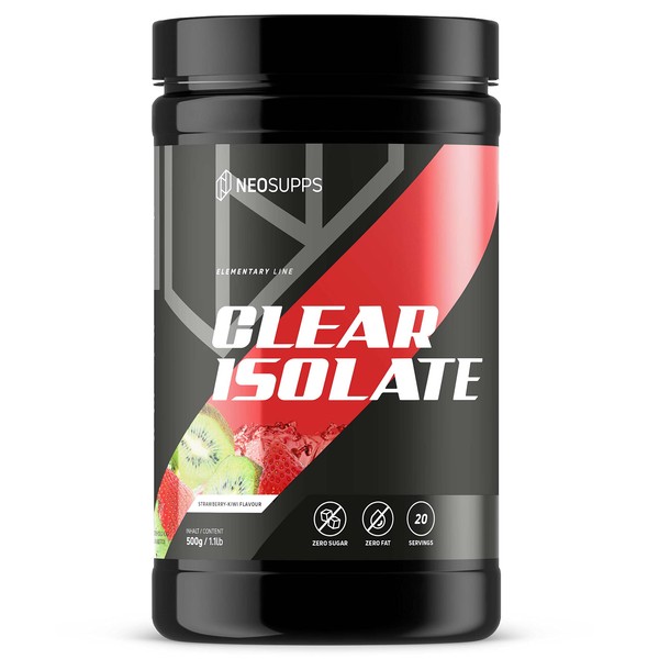 Neosupps, Clear Isolate, Strawberry Kiwi 500 g, High Quality, Unique