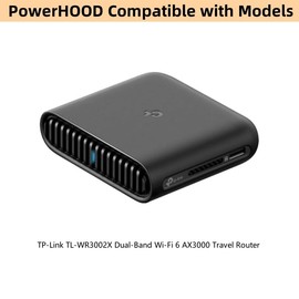 PowerHOOD 5V USB-C AC/DC Adapter Compatible with TP-Link TL-WR3002X AX3000 Wi-Fi 6 Travel Router 5VDC DC5V 5volt 5.0 Volts USB Type-C Power Supply Cord Wall Plug Charger Cable PSU Mains