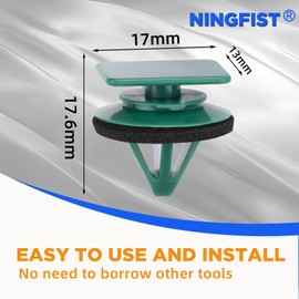 NINGFIST 30 clips de retención para panel basculante para Mazda D10E-51-SJ3
