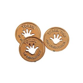 Token of Appreciation Coins (set of 144 thank you rewards) Perfect for caught you being good school supplies