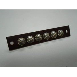 Unbranded Terminal screw welded block connector Bakelite Strip 6 positions sold by unit
