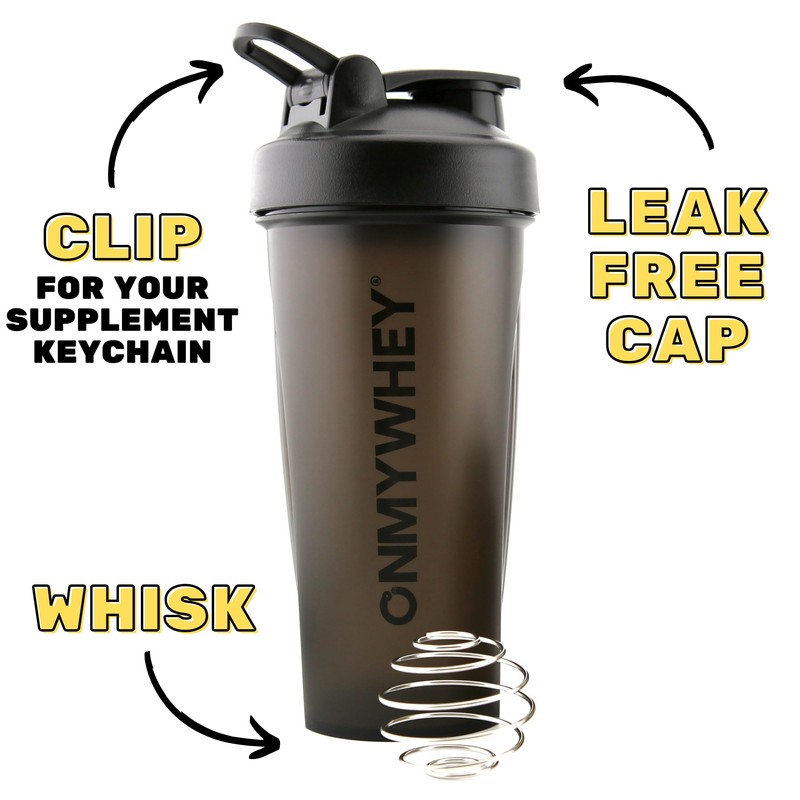 ONMYWHEY Shaker Bottle 20oz + Protein Powder Funnel 120ml