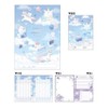 Kamio Japan 208762 CLOUDY UNICORN Contact Note, B5, Freshly Writed,