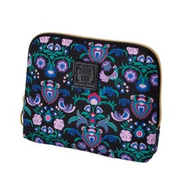 Anna Sui 000150-0005-01 Women's Pouch, Arabesque Pattern, Black, Anna Sui/Anna Sui, Ladies,, Black