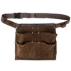Waxed Canvas Apron Thickened Waterproof Tools Pocket Apron for Garden