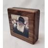 Judaica - The Rebbe - Menachem Mendel Schneerson - Walnut