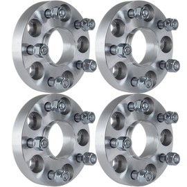 FINDAUTO 4PCS 25mm (1") 5x114.3 Hubcentric Wheel Spacers 64.1mm Hub 12x1.5 fit for 2006-2014 for Honda Civic CRV for Accord for Acura TSX