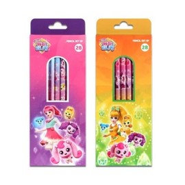 MSGlobal (2 Pack, Random Package) Catch Teenieping Pencils, 2B Hexagonal Pencil, 5 Count Per Pack, 10 Count