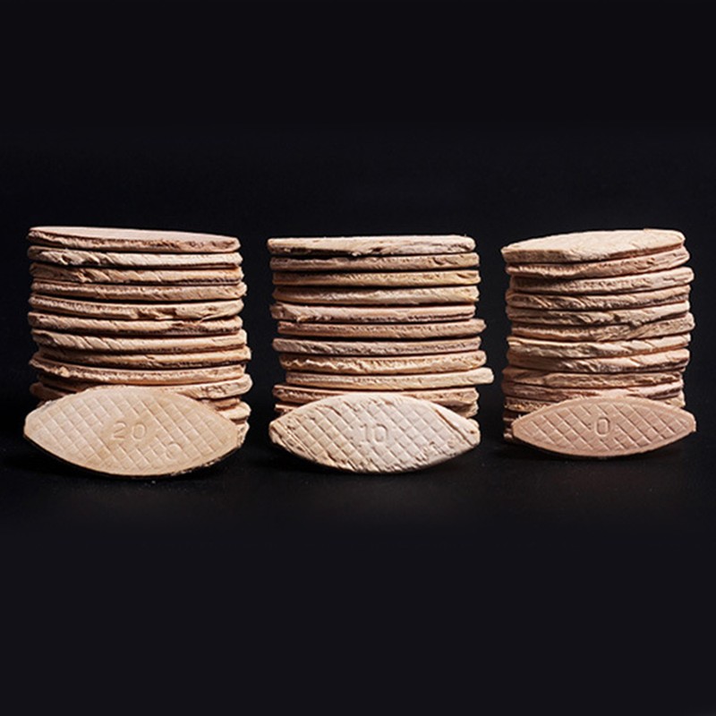 100Pcs Joiner Biscuits Sturdy Beech Tighter Bonding High Stability Wood