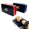 Sparring Boxing Martial Arts Kickboxing Square Arm Mitt Gloves Hand Wrap Red/Black