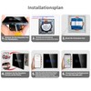 LIAONFOY WiFi WLAN Touch Roller Shutter Switch WiFi Blind Switch