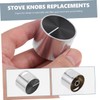 jojofuny 3sets Metal Gas Stove Knobs Replacement Knobs for Stove