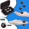 Wzone 3cm Balls Ferrite Magnet, 4 Pack Magnetic Balls Stress