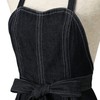 Francfranc Franc Dennier Full Apron Black Apron for Women Black