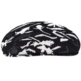 Kangol Street Floral 504 Flat Cap Peaked Cap Flat Cap with Peak, Black, floral