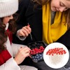 WELANE Fruit Sticks, 100 PCS Red Heart Cocktail Picks for