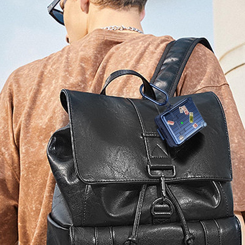 KOREDA Compatible with AirPods Case Cover, Funny Suitcase Design Case