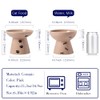 KIMAUTRM Raised Cat Food Bowl Neck and Whisker Friendly Two